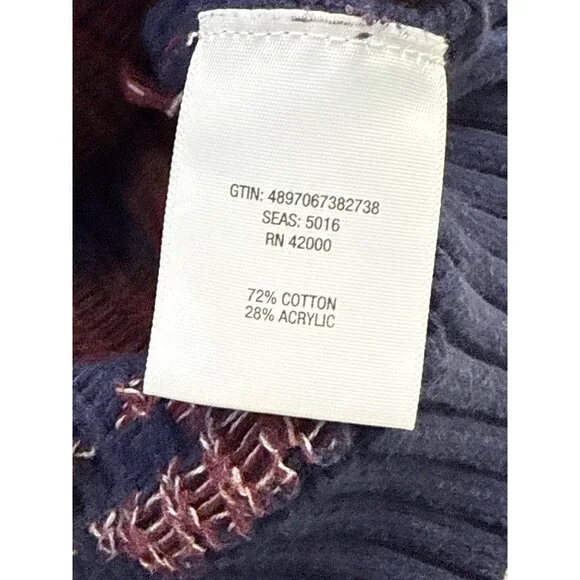 Adam Levine Mens' Medium Shawl Collar Cardigan Blue Multicolor Aztec Print - Picture 7 of 7